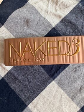 Urban Decay Rose Gold NAKED3 Metallic Eyeshadow Palette Case